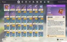 ✨⭐ [NA] AR 25 Klee + Contos de Dodoco - Razor e Beidou ⭐✨