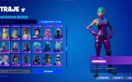 Conta Fortnite com Muitas Skins Exclusivas e Raras
