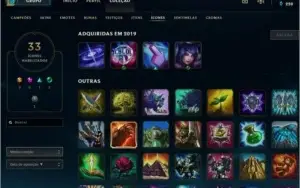 Conta Unranked com Kaisa KDA, 3 reembolsos.