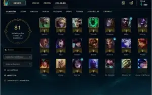 Conta Unranked com Kaisa KDA, 3 reembolsos.
