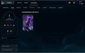 Conta Unranked com Kaisa KDA, 3 reembolsos.