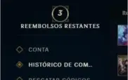 Conta Unranked com Kaisa KDA, 3 reembolsos.