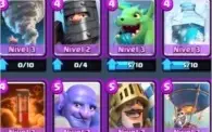 PROMOÇÃO CLASH ROYALE NIVEL 10 - 8 LENDARIAS 3 SENDO NIVEL 2