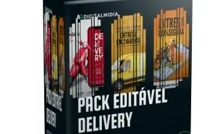 Pack Delivery - Templates Editáveis para Canva - Impulsione