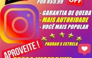 [PROMOÇÃO] 1K DE SEGUIDORES NO INSTAGRAM POR APENAS R$ 9,99