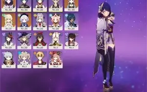 Raiden e Ayaka+banner garantido