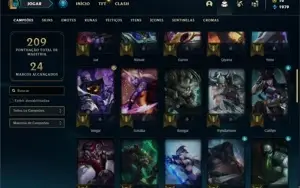 Conta Prata 4 com 55 Champs e 31 Skins + 4 Espolios