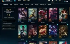 Conta Prata 4 com 55 Champs e 31 Skins + 4 Espolios