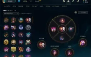 conta de league of legends 119 SKINS