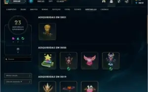 conta de league of legends 119 SKINS