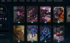 Conta League of Legends Full Acesso - 119 Champs e 49 Skins