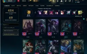 Ouro 3 com 150 Champs e 121 Skins ( MAIN ADC )