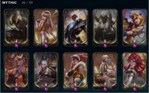 CONTA NO MESTRE COM 1033 SKINS (INCLUINDO PAX TF)