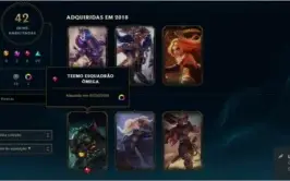 Conta lol platina 4 com Zed prestigio