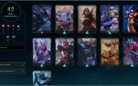 Conta lol platina 4 com Zed prestigio