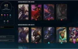 Conta lol platina 4 com Zed prestigio