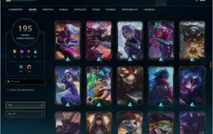 CONTA OURO 4  + LEE SIN E FIZZ PRESTIGIO + ICONE SEASON2