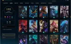 CONTA OURO 4  + LEE SIN E FIZZ PRESTIGIO + ICONE SEASON2