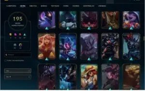CONTA OURO 4  + LEE SIN E FIZZ PRESTIGIO + ICONE SEASON2