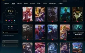 CONTA OURO 4  + LEE SIN E FIZZ PRESTIGIO + ICONE SEASON2