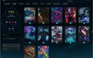 CONTA OURO 4  + LEE SIN E FIZZ PRESTIGIO + ICONE SEASON2