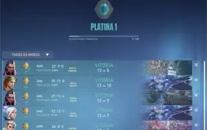 Contas de Valorant - Platina 1