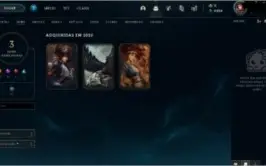 Conta nível 33, 3 skins, OURO 3 com e-mail trocável!