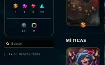 conta lol  FA , level 237, 115 champs