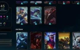 conta lol  FA , level 237, 115 champs