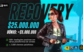Dinheiro para GTAV para PC - 25 milhões