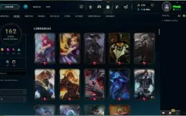 Conta LoL com todos os champs + 150skins
