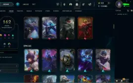 Conta LoL com todos os champs + 150skins