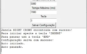 Macro de Skill/Pot para Night Crows "Funciona minimizado"