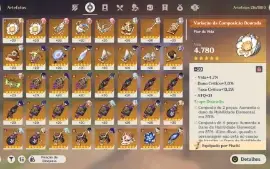 GENSHIN IMPACT - AR56, 22T5, Scaramouche C2 + Bis,Zhongli...