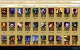 Conta LoL 95 Campeões +Skins e Maestria