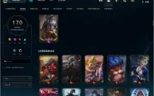 Conta Lol (170skin *5 Skins Prestigio) E-mail confirmado