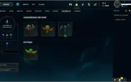 Conta League of Legends Diamond 4 barata Inativa