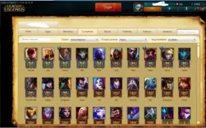 conta league of legends (mais de 120 skins .)