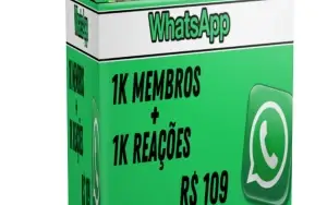 Desperte seu WhatsApp: 1K de Membros e Reações em Tempo Reco