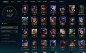 Conta LoL Ouro 1 varios Campeões e Skins(Pulsefire Ezreal)!