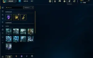 Platina 3 com 40 Champs e 3 Skins + 9 Fragmentos