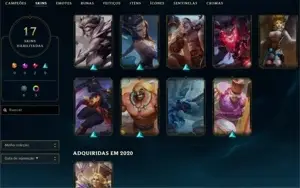 Conta LoL Diamante 2 season 11