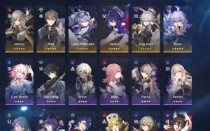 Conta Star Rail Seele + Jing Yuan + Silver Wolf