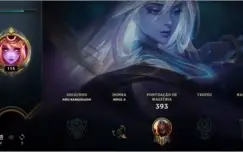 conta league of legends unranked / 231 skins -