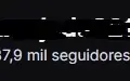 Conta da twitch com 37K de seguidores, afiliado.