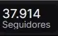 Conta da twitch com 37K de seguidores, afiliado.