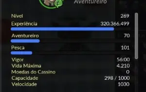 Vendo Char Lvl 269 Natura - Emerald - Pxg