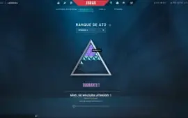 Conta valorant ex diamante com vandal Netuno