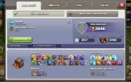 Conta Clash of Clans CV10 + Clash Royale Nivel 12