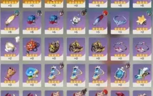 GENSHI IMPACT AR41 Albedo, Aloy, Diluc, Qiq e Mona